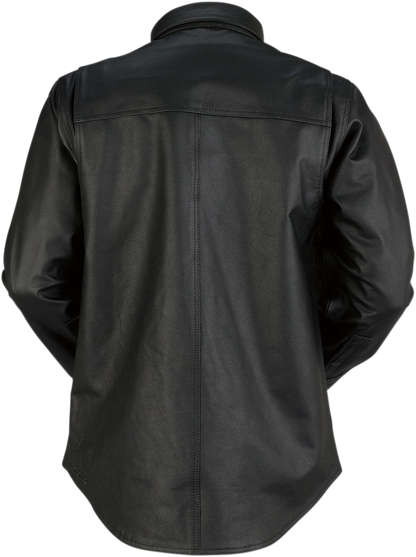 Z1R Motz Leather Shirt - Black - 3XL 2810-3398