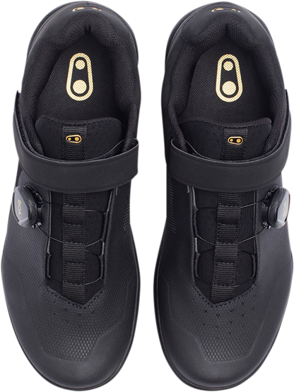 CRANKBROTHERS Stamp BOA® Shoes - Black/Gold - US 10.5 STB01080A-10.5