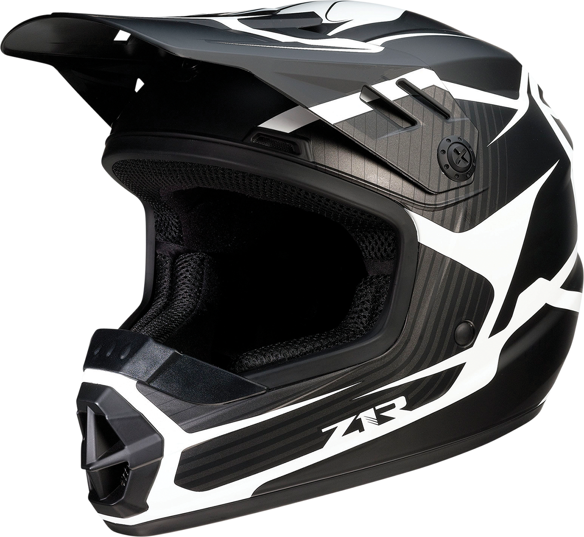 Z1R Youth Rise Helmet - Flame - Black - Medium 0111-1440