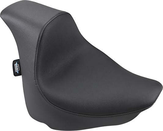 DRAG SPECIALTIES EZ-Solo Seat - Smooth - Vinyl - FXFB/S '18-'22 ACT EZ-ON STYLE 0802-1126