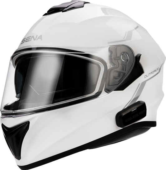 SENA OutForce Helmet - Glossy White - Large OUTFORCE-GW00L