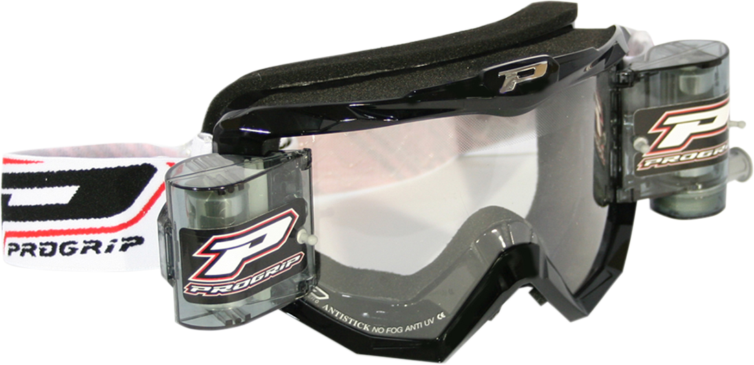 PRO GRIP 3201 Roll Off Goggles - Black - XL PZ3201RONE