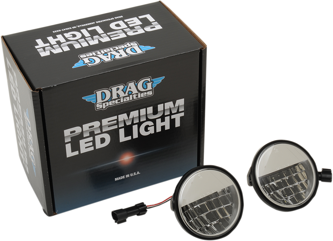 DRAG SPECIALTIES LIGHT FOG 4.5" LED REF PR 553024