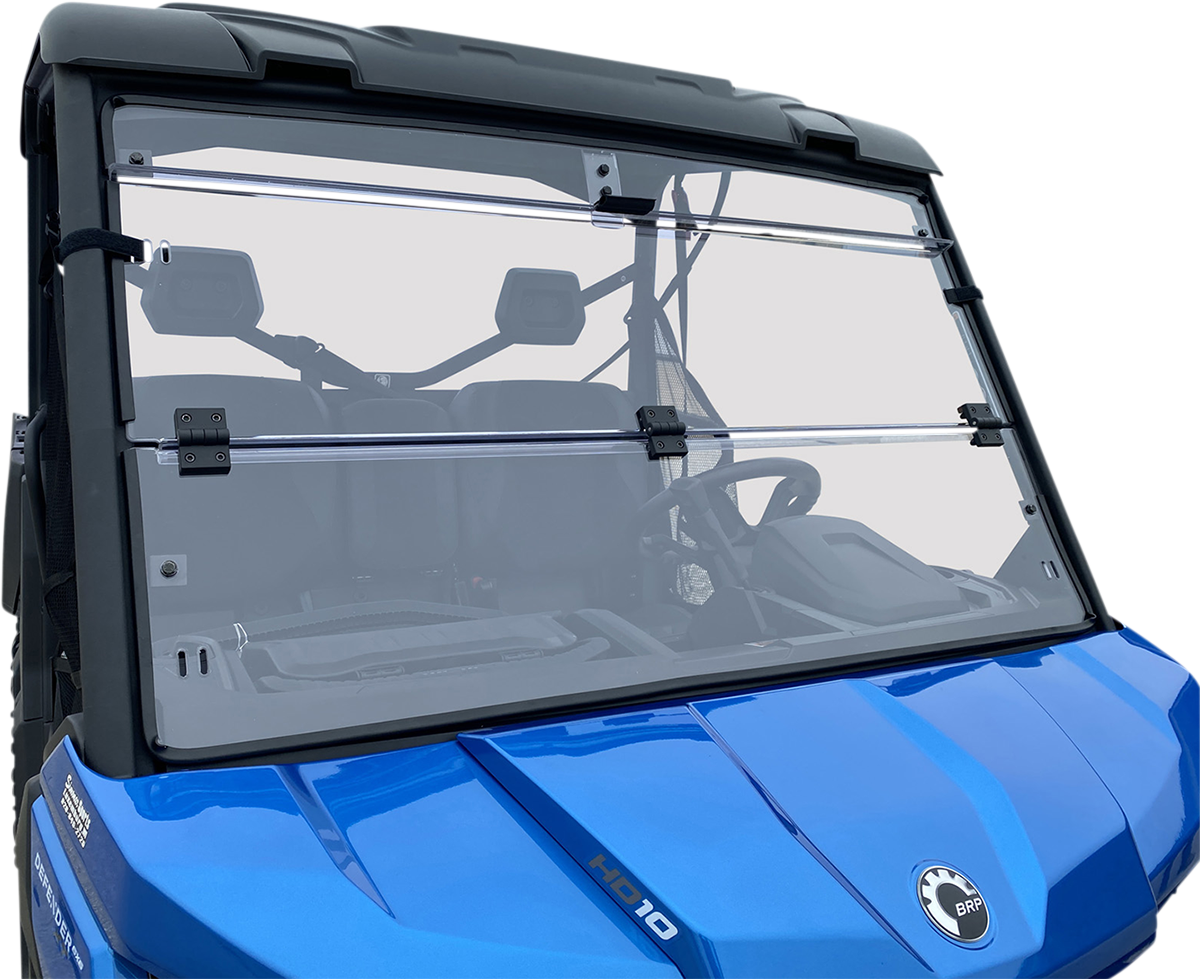 MOOSE UTILITY Full Folding Windshield - Deluxe - Defender V000268-12200M