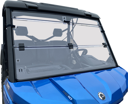 MOOSE UTILITY Full Folding Windshield - Deluxe - Defender V000268-12200M