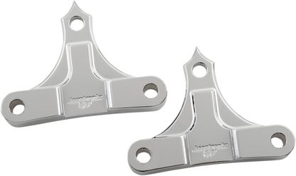 ACCUTRONIX Hot Legs/Bagger Legs Fender Spacers - Chrome - 0.625" Spacer - For 6" Width Fender TFS49-NF5/8C