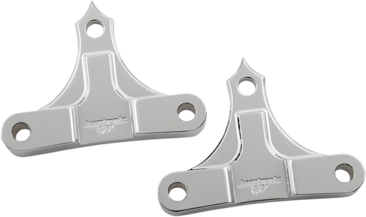 ACCUTRONIX Hot Legs/Bagger Legs Fender Spacers - Chrome - 0.625" Spacer - For 6" Width Fender TFS49-NF5/8C