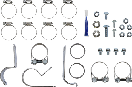 S&S CYCLE El Dorado Dual Exhaust System - Chrome - Black Tracer 550-0678B