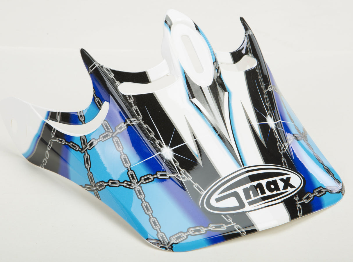 GMAX Visor 2xs-Md Slice Blue G980009