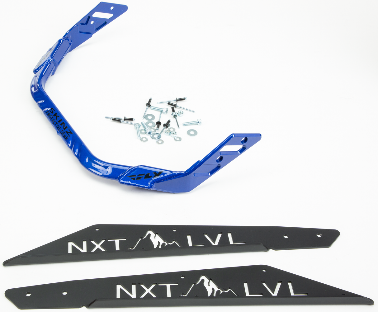 PRO ARMOR Nxt Lvl Rear Bumper Black/Blue Pol NXPRB226-FBK/PBL