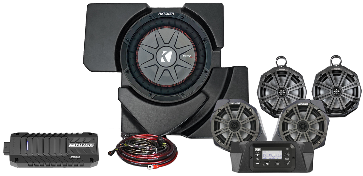 SSV WORKS 5 Speaker Plug And Play Kit Kicker 220-X32-Q5K3