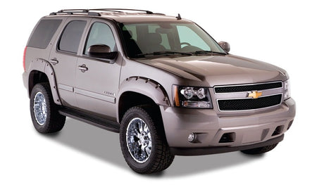 Bushwacker 07-14 Chevy Tahoe Pocket Style Flares 4pc Does Not Fit LTZ - Black 40937-02