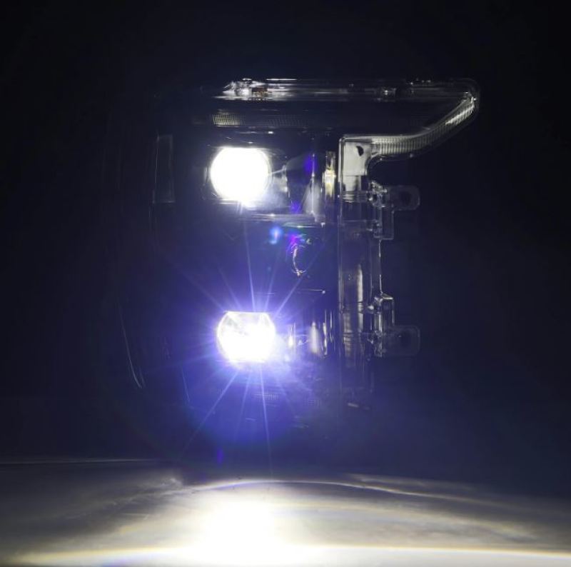 AlphaRex 21-22 Ford F150 Luxx-Series Projector Headlights Alpha-Black w/Activ Light/Seq Signal 880169