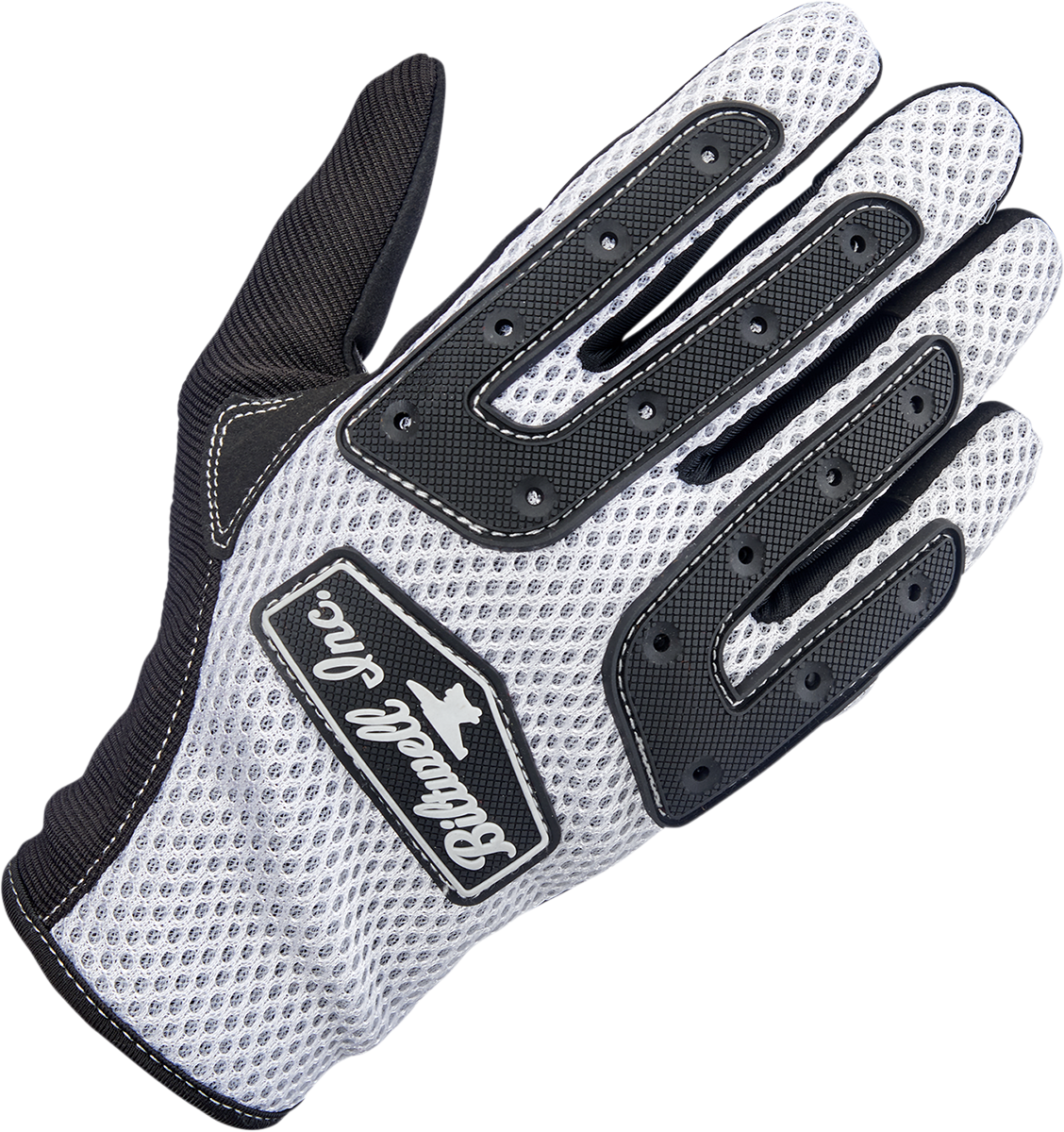 BILTWELL Anza Gloves - White - Large 1507-0401-004