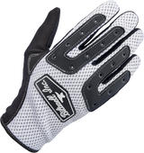 BILTWELL Anza Gloves - White - Large 1507-0401-004