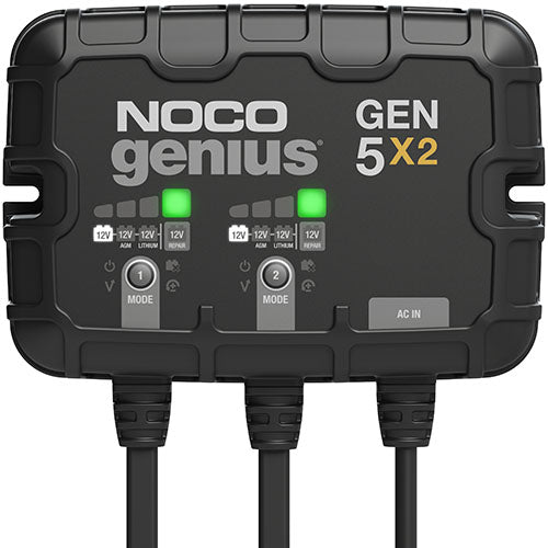 Genius Chargers 2-Bank 10a Onboard Battery Charger 651111