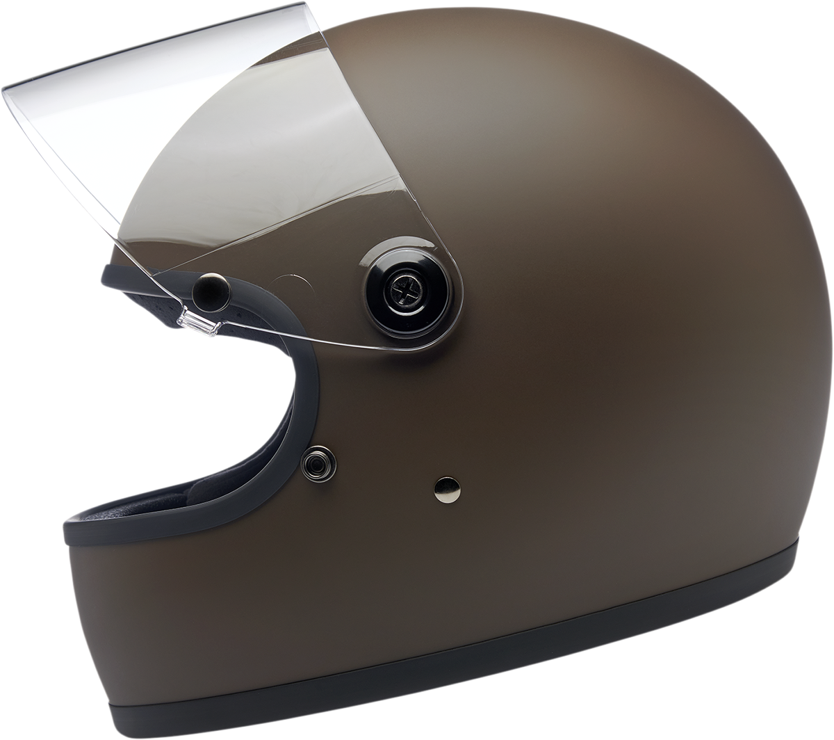 BILTWELL Gringo S Helmet - Flat Chocolate - XS 1003-252-101