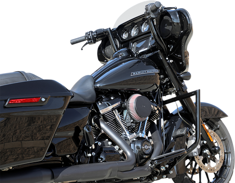 LA CHOPPERS Engine Guard - Black - Twin Peaks LA-7100-00B
