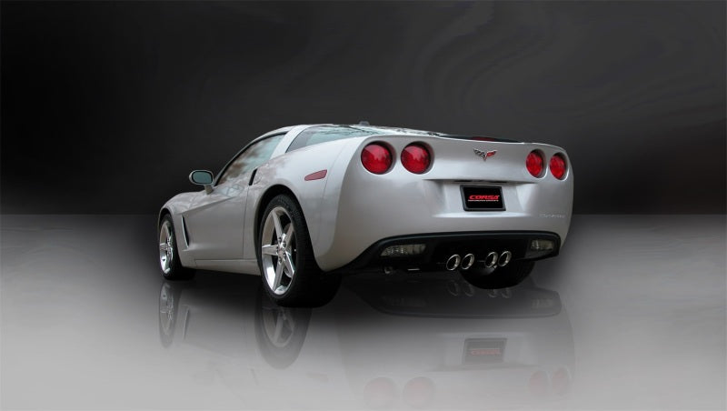 Corsa 09-13 Chevrolet Corvette C6 6.2L V8 Polished Sport Axle-Back Exhaust 14108