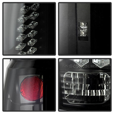 Spyder Chevy C/K Series 1500 88-98/GMC Sierra 88-98 LED Tail Lights Blk Smke ALT-YD-CCK88-LED-BSM 5077981