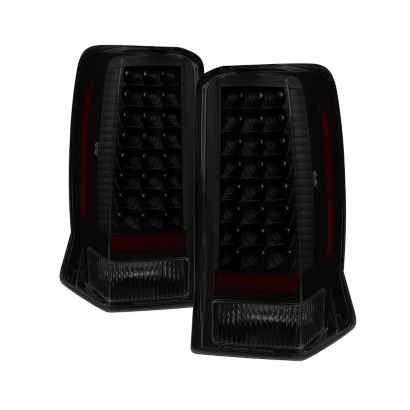 Xtune Cadillac Escalade 02-06 LED Tail Light Black Smoked ALT-JH-CE02-LED-BSM 9028137