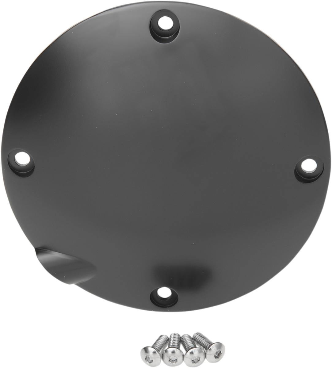 DRAG SPECIALTIES Cubierta Derby - Negro satinado 33-0016KSB 