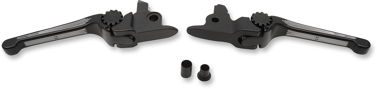 POWERSTANDS RACING Lever Set - Anthem - Harley Davidson - Contrast 12-00661-31