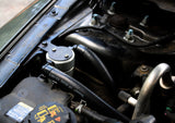 J&L 10-18 Ford Taurus Sho EcoBoost V6 Passenger Side Oil Separator 3.0 - Clear Anodized 3023P-C