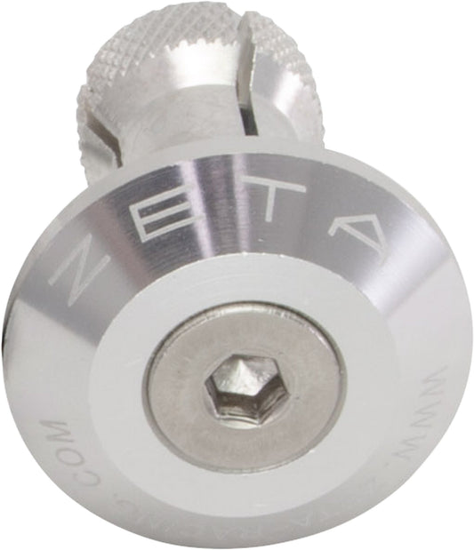 ZETA Bar End Plug Silver ZE48-7001