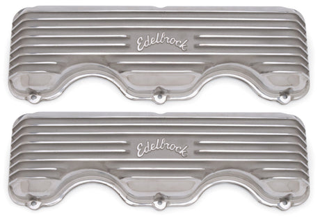 Edelbrock Valve Cover Classic Series Chevrolet W 348/409 CI V8 Polshed 4140