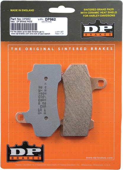 DP BRAKES Sintered Brake Pads - DP962 DP962