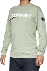 100% Bilto Long-Sleeve T-Shirt - Slate Green - Small 33009-486-10