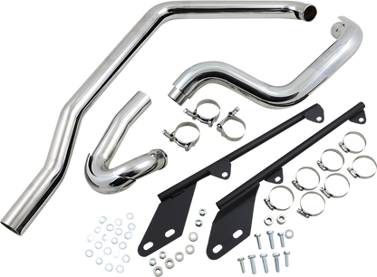 BASSANI XHAUST Tru Dual Exhaust - '86-'06 Softail SFT-211