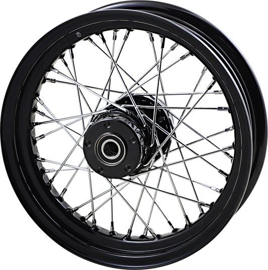 DRAG SPECIALTIES Rear Wheel - Single Disc/No ABS - Black - 16"x3.00" - '02-'07 FLT 64350AB