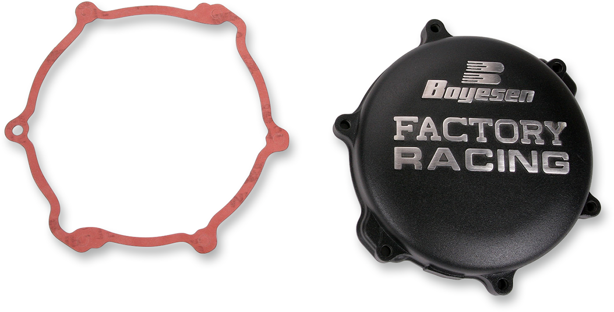 BOYESEN Clutch Cover - Black - YZ125 CC-33B