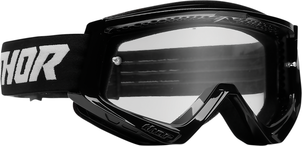 THOR Combat Goggles - Racer - Black/White 2601-2701