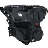 ANZO 2015-2016 Ford F-150 Projector Headlights w/ Plank Style Design Black w/ Amber 111347