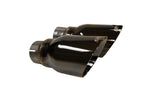 Corsa 15-17 Dodge Charger R/T Pursuit Valance 2.5in Inlet / 4in Outlet Black PVD Tip Kit 14977BLK
