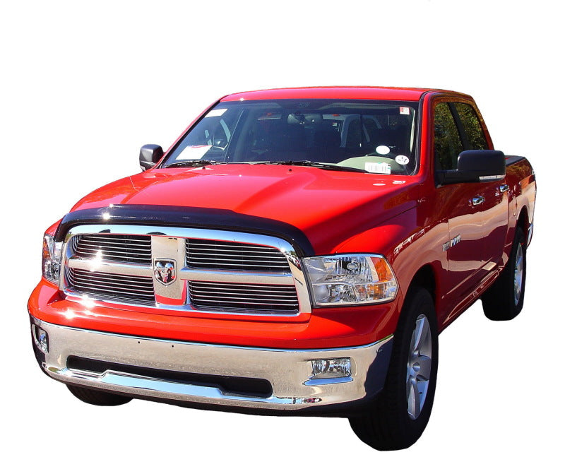 AVS 09-18 Dodge RAM 1500 (Excl. Rebel Models) High Profile Bugflector II Hood Shield - Smoke 25045