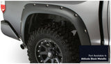 Bushwacker 16-18 Toyota Tundra Fleetside Pocket Style Flares 4pc - Midnight Black 30918-43