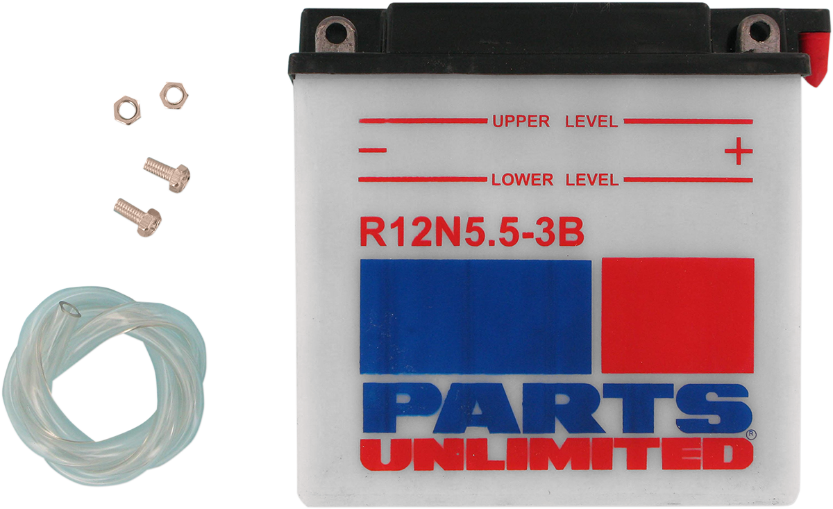 Parts Unlimited Conventional Battery 12n5.5-3b