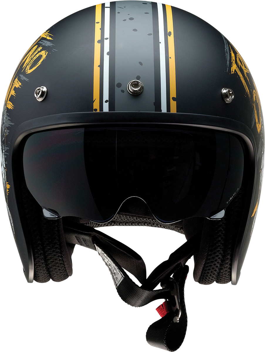 Z1R Saturn Helmet - Trust No One - Black/Yellow - XS 0104-2852