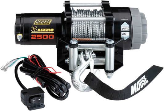 MOOSE UTILITY 2500 LB Winch - Wire Rope 104306