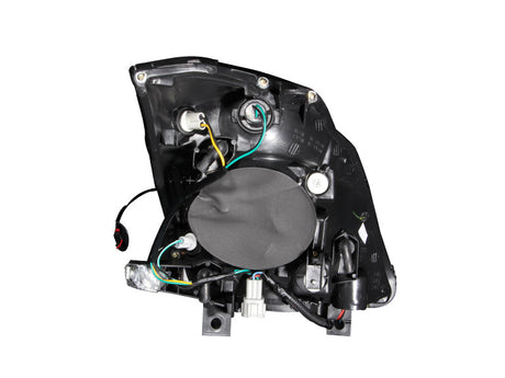ANZO 2003-2005 Nissan 350Z Crystal Headlights Black 121108
