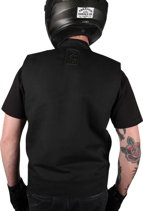 THRASHIN SUPPLY CO. Nightrider v2 Riding Vest - Black - 3XL TMJ-12-13