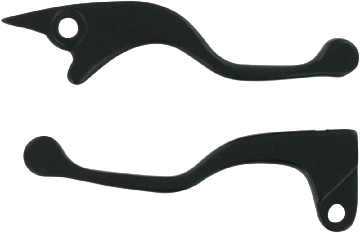 Parts Unlimited Levers - Shortys - Black 53175-961-000