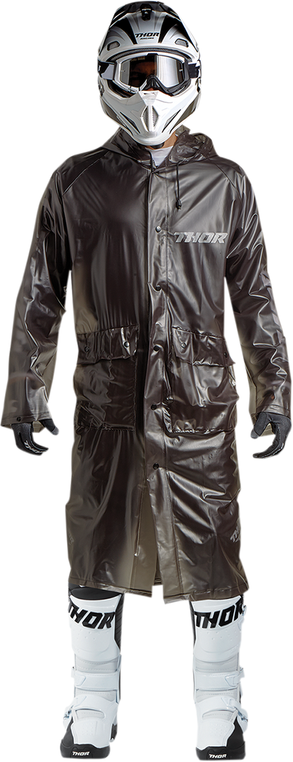 THOR Trench Rain Jacket - Black - One Size Fits Most 2854-0257