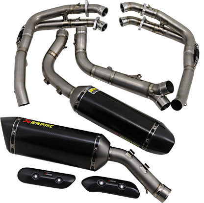 AKRAPOVIC Evolution Exhaust - Carbon Fiber - YZF-R1 S-Y10RFT10-ZC/2 1810-1792