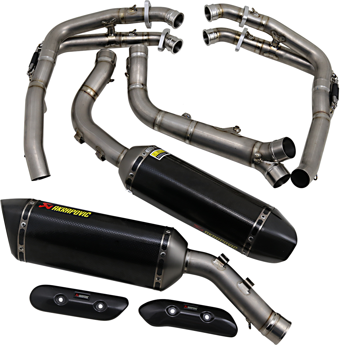 AKRAPOVIC Evolution Exhaust - Carbon Fiber - YZF-R1 S-Y10RFT10-ZC/2 1810-1792