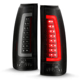 ANZO 1999-2000 Cadillac Escalade LED Taillights Black Housing Smoke Lens Pair 311345
